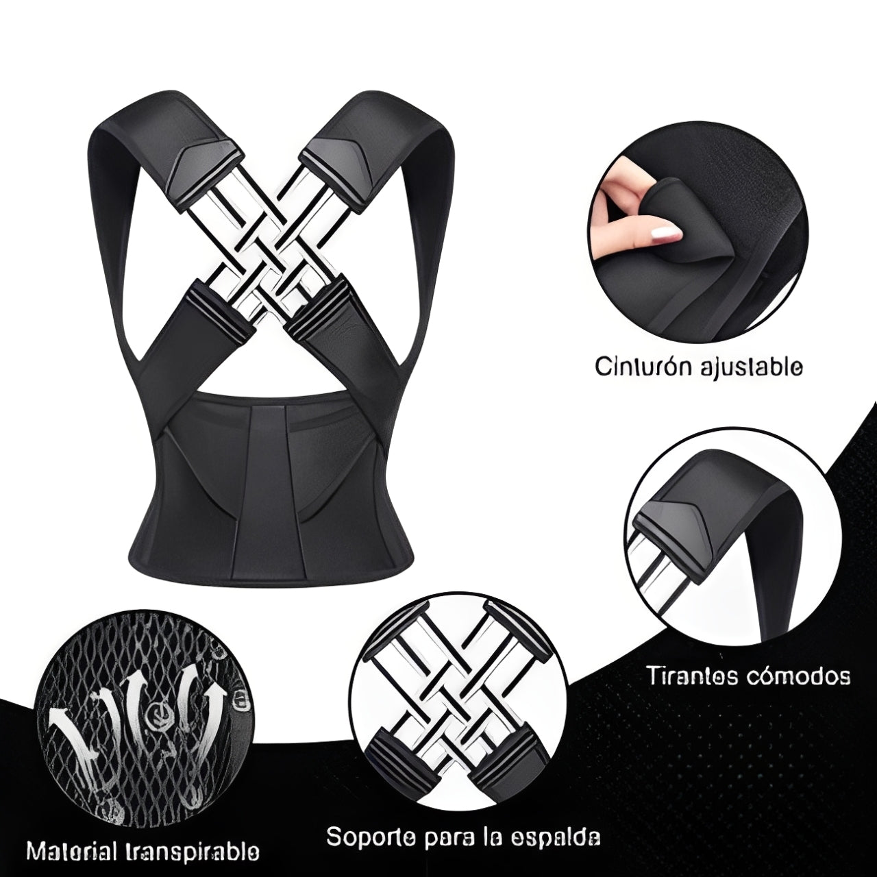 Kit Postura Perfecta 3 en 1 - Corrige, Alivia y Transforma en 7 Días