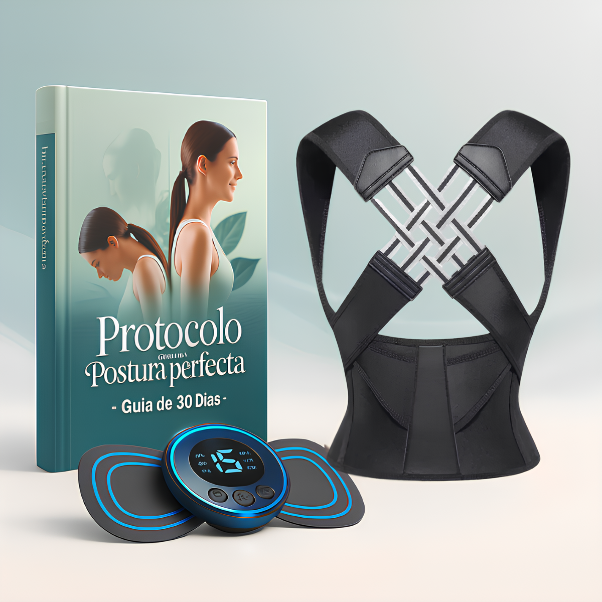 Kit Postura Perfecta 3 en 1 - Corrige, Alivia y Transforma en 7 Días